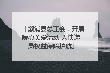溆浦县总工会：开展暖心关爱活动 为快递员权益保障护航